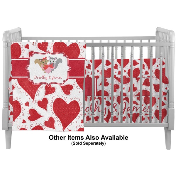 Cute Raccoon Couple Crib - Profile Sold Seperately