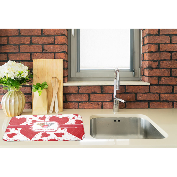 Cute Squirrel Couple Dish Drying Mat - LIFESTYLE 2