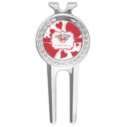 Cute Squirrel Couple Golf Divot Tool & Ball Marker (Personalized)