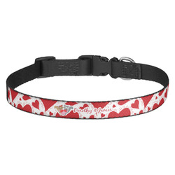 Cute Squirrel Couple Dog Collar (Personalized)