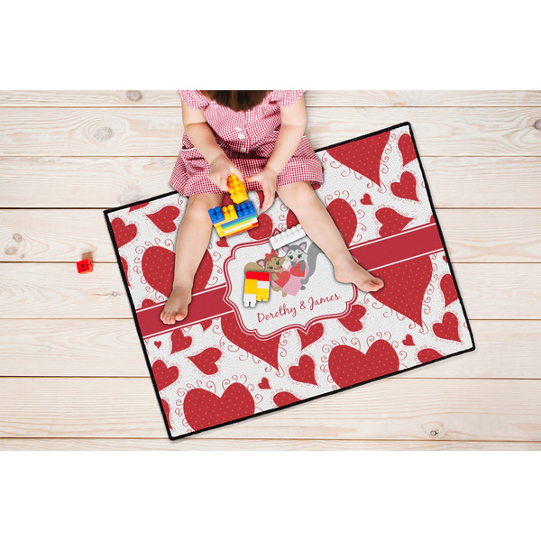 Cute Squirrel Couple Door Mats - LIFESTYLE kid