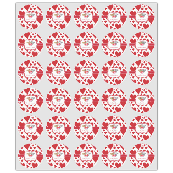 Cute Squirrel Couple Drink Topper - XSmall - Set of 30