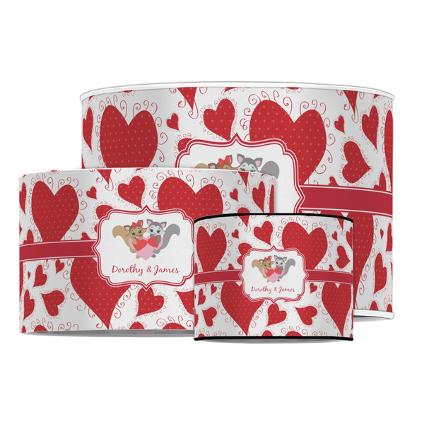 Cute Squirrel Couple Drum Lampshades - MAIN