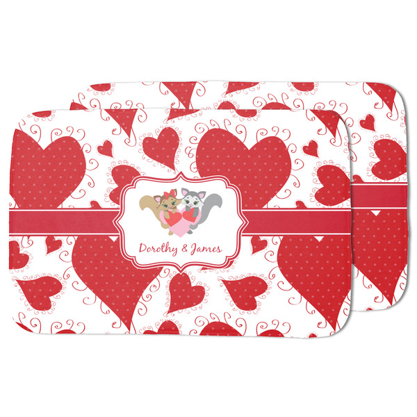 Cute Squirrel Couple Drying Dish Mat - MAIN