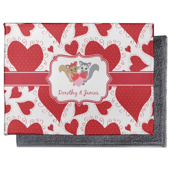 Cute Squirrel Couple Electronic Screen Wipe - Flat