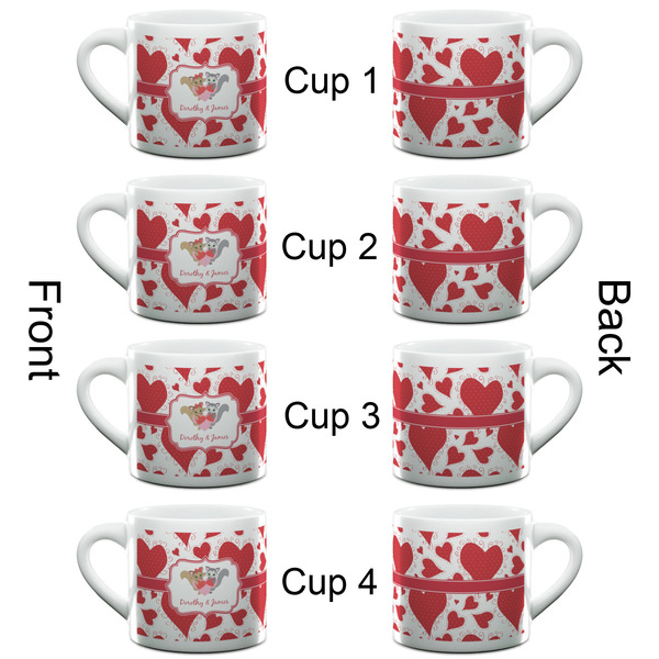 Cute Squirrel Couple Espresso Cup - 6oz (Double Shot Set of 4) APPROVAL