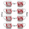 Cute Squirrel Couple Espresso Cup - 6oz (Double Shot Set of 4) APPROVAL