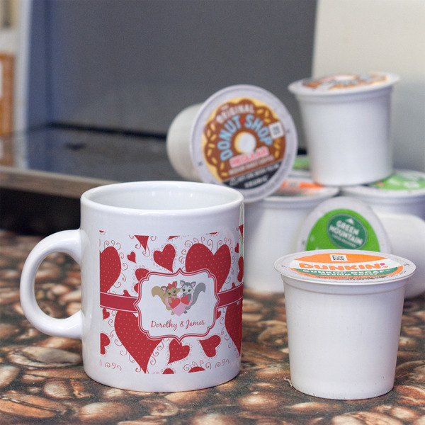 Cute Squirrel Couple Espresso Cup - Single Lifestyle