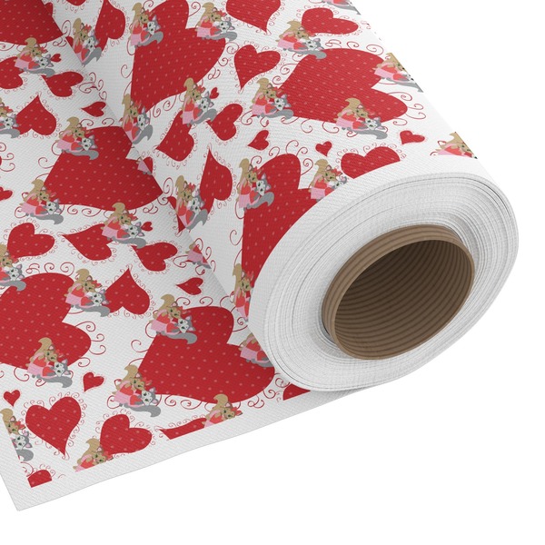 Custom Cute Squirrel Couple Fabric by the Yard