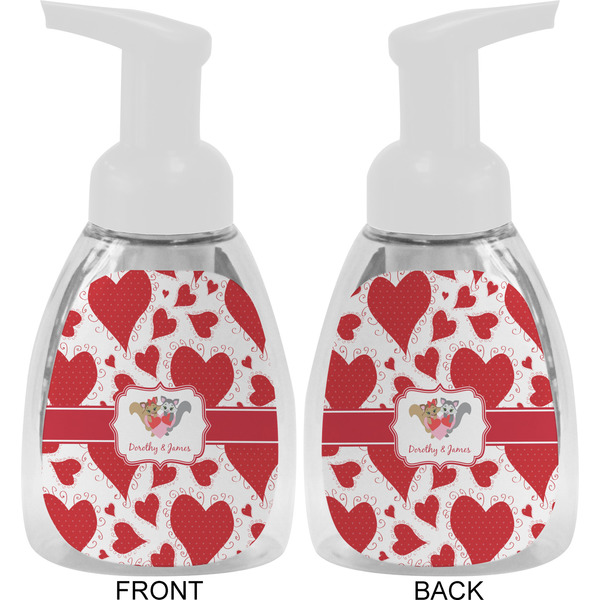 Cute Squirrel Couple Foam Soap Bottle Approval - White