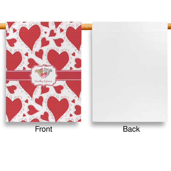 Cute Squirrel Couple Garden Flags - Large - Single Sided - APPROVAL