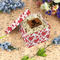 Cute Squirrel Couple Gift Boxes with Lid - Canvas Wrapped - Small - In Context