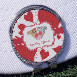 Cute Squirrel Couple Golf Ball Marker - Hat Clip