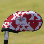 Cute Squirrel Couple Golf Club Iron Cover - Single (Personalized)