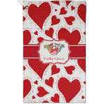 Cute Squirrel Couple Golf Towel - Poly-Cotton Blend - Small w/ Couple's Names