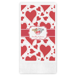 Cute Squirrel Couple Guest Towels - Full Color (Personalized)