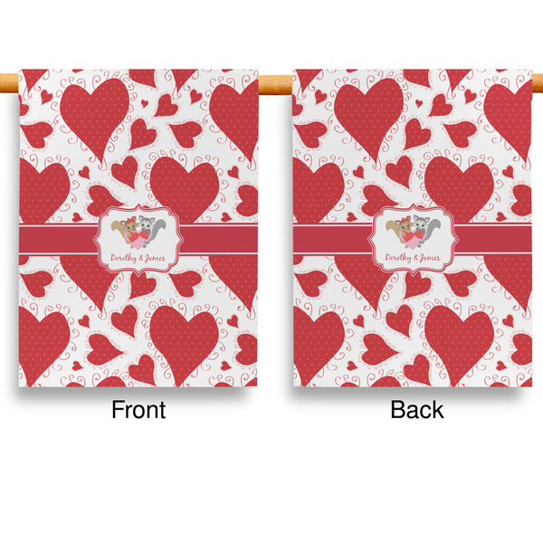 Cute Squirrel Couple House Flags - Double Sided - APPROVAL