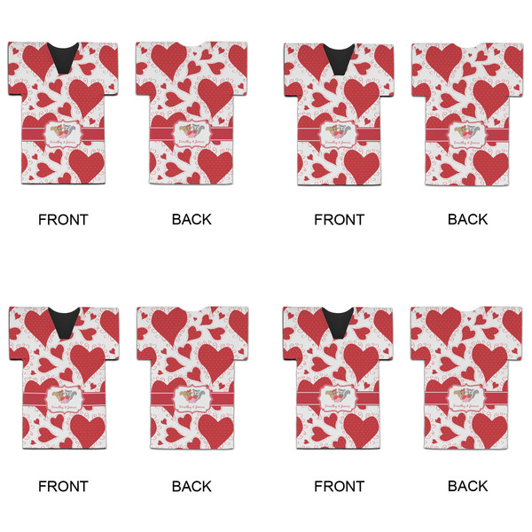 Cute Squirrel Couple Jersey Bottle Cooler - Set of 4 - APPROVAL