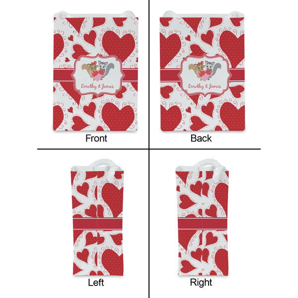 Cute Squirrel Couple Jewelry Gift Bag - Matte - Approval