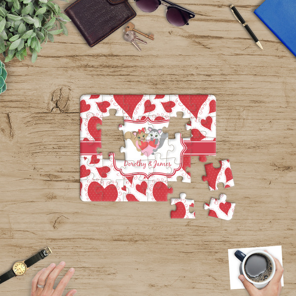 Cute Squirrel Couple Jigsaw Puzzle 30 Piece - In Context