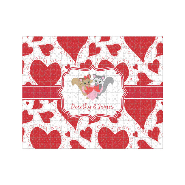 Custom Cute Squirrel Couple 500 pc Jigsaw Puzzle (Personalized)