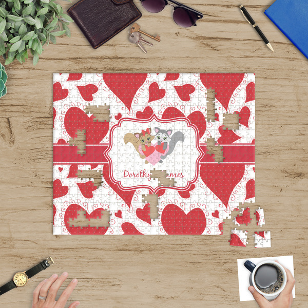 Cute Squirrel Couple Jigsaw Puzzle 500 Piece - In Context