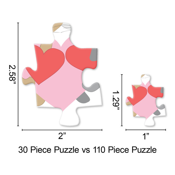 Cute Squirrel Couple Jigsaw Puzzle - Piece Comparison