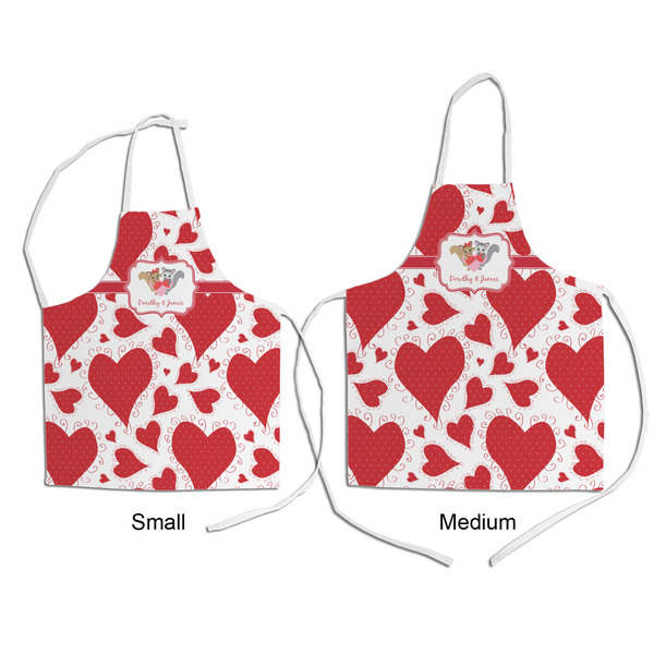 Cute Squirrel Couple Kid's Aprons - Comparison