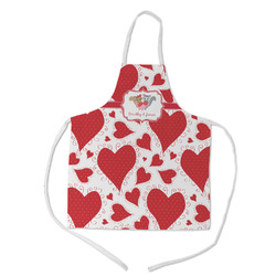 Cute Squirrel Couple Kid's Apron w/ Couple's Names