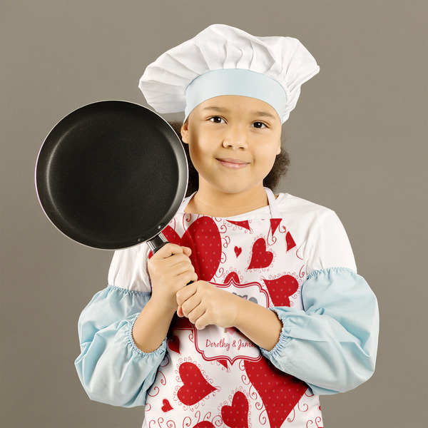 Cute Squirrel Couple Kid's Aprons - Medium - Lifestyle