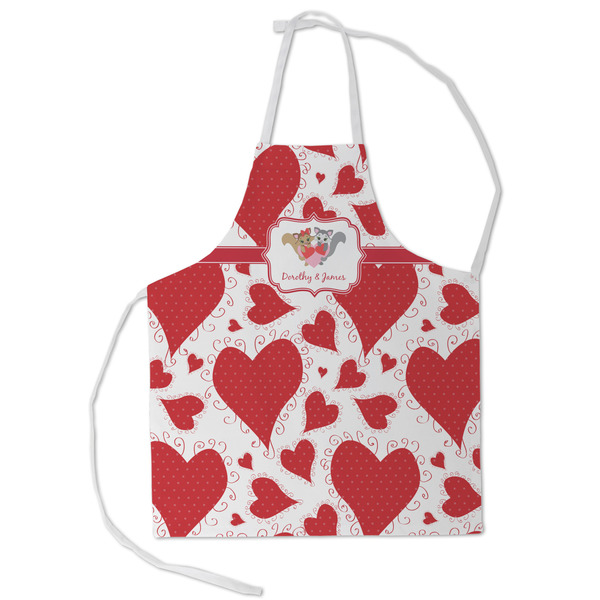 Custom Cute Squirrel Couple Kid's Apron - Small (Personalized)