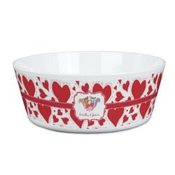 Cute Squirrel Couple Kid's Bowl (Personalized)