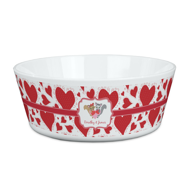 Custom Cute Squirrel Couple Kid's Bowl (Personalized)
