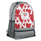 Cute Squirrel Couple Large Backpack - Gray - Angled View