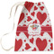 Cute Squirrel Couple Large Laundry Bag - Front View