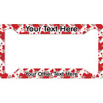 Cute Squirrel Couple License Plate Frame (Personalized)