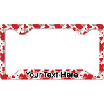 Cute Squirrel Couple License Plate Frame - Style C (Personalized)