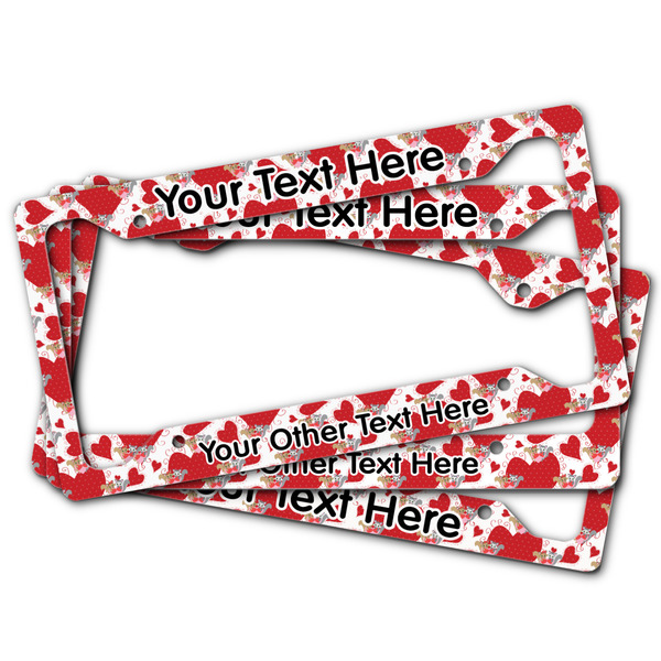 Cute Squirrel Couple License Plate Frames - (PARENT MAIN)