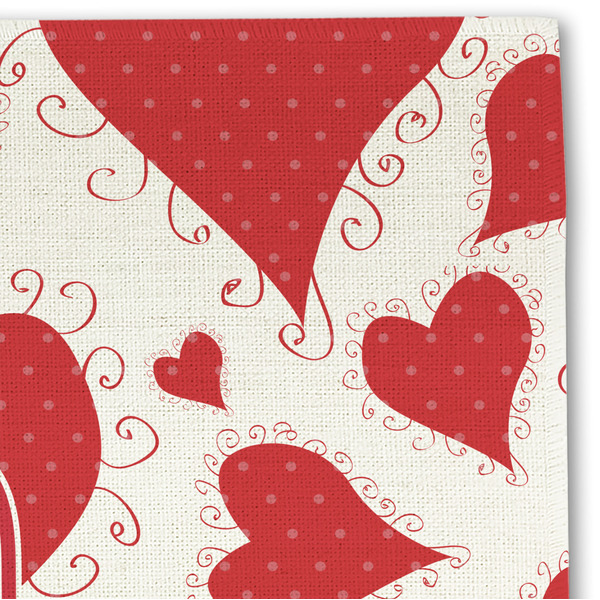 Cute Squirrel Couple Linen Placemat - DETAIL