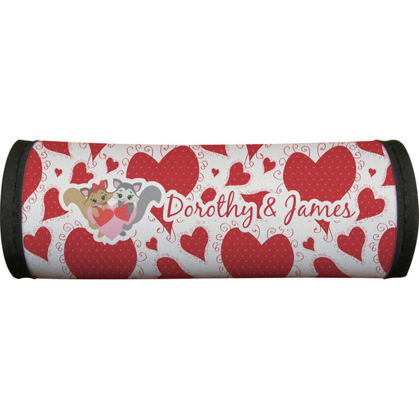 Cute Racoon Couple Luggage Handle Wrap