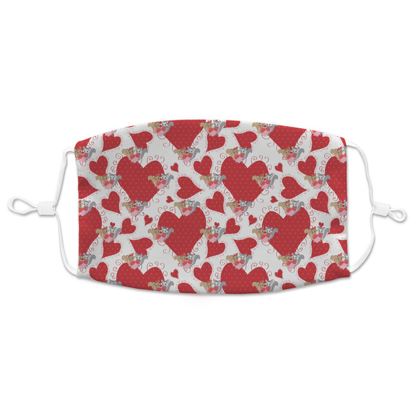 Custom Cute Squirrel Couple Adult Cloth Face Mask - XLarge