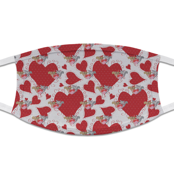 Custom Cute Squirrel Couple Cloth Face Mask (T-Shirt Fabric)