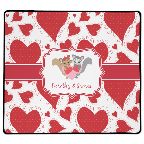 Cute Squirrel Couple Medium Gaming Mats - APPROVAL