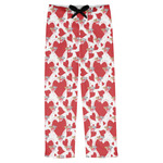 Cute Squirrel Couple Mens Pajama Pants - XS