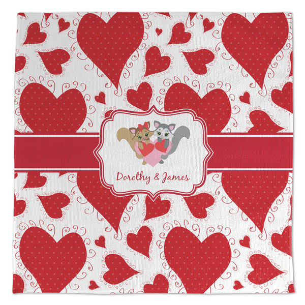 Cute Squirrel Couple Microfiber Dish Rag - APPROVAL