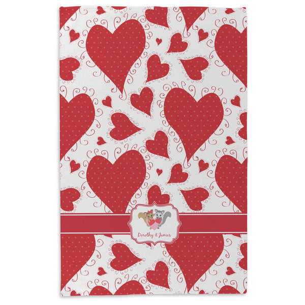 Cute Squirrel Couple Microfiber Dish Towel - APPROVAL