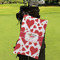 Cute Squirrel Couple Microfiber Golf Towels - Small - LIFESTYLE