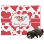 Cute Squirrel Couple Dog Blanket - Large (Personalized)