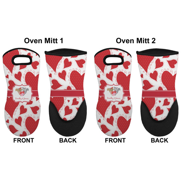 Cute Squirrel Couple Neoprene Oven Mitt - Set of 2 - Approval