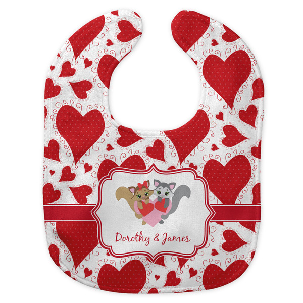 Cute Squirrel Couple New Bib Flat Approval